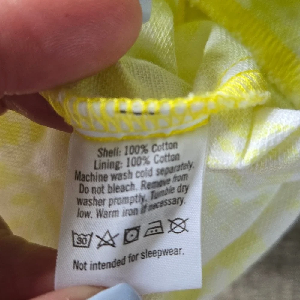 Janie and Jack Girls Yellow White Floral Scalloped Halter Romper 2T